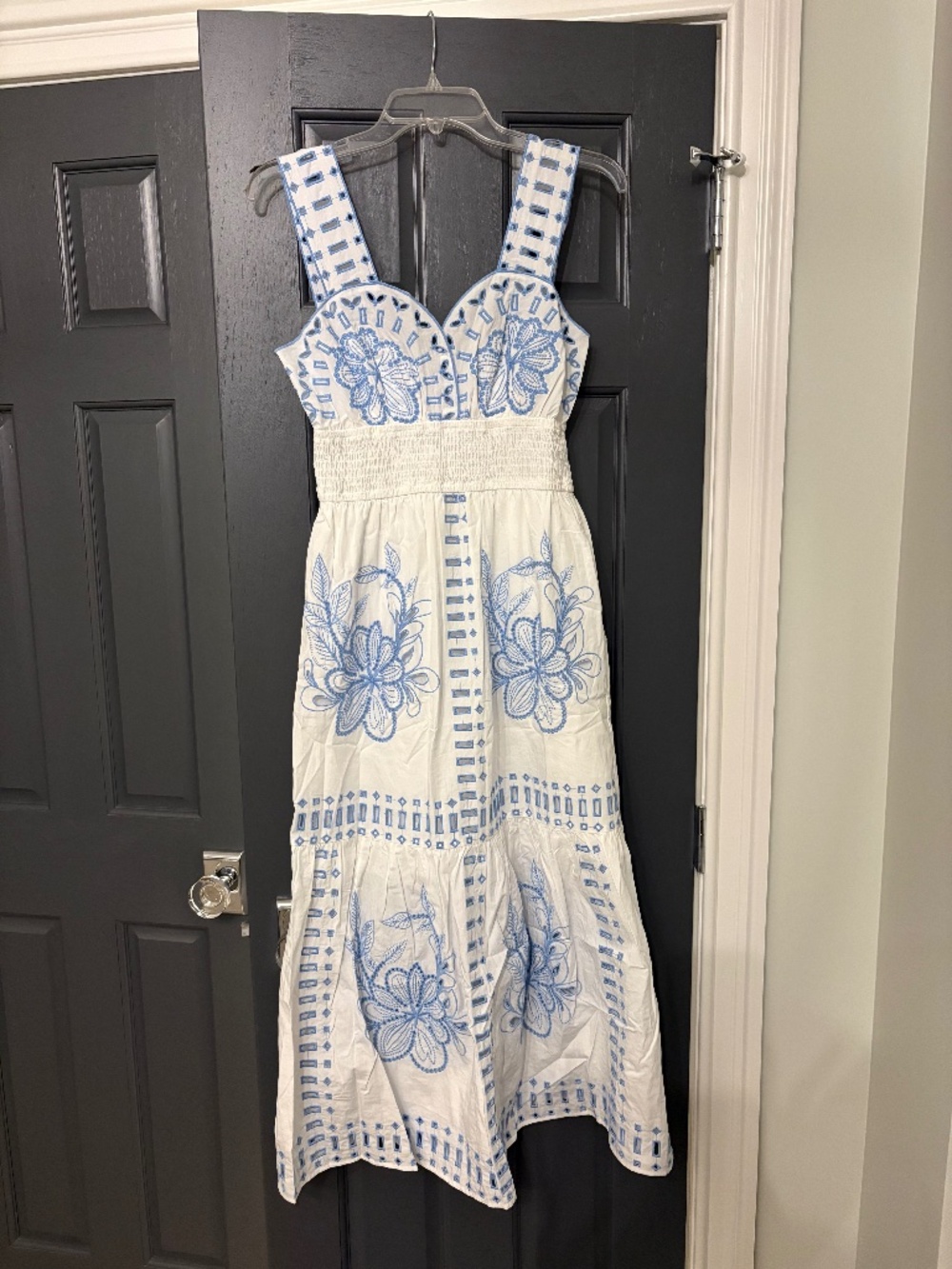 Rails Fawn Dress - White & Blue - BRAND NEW